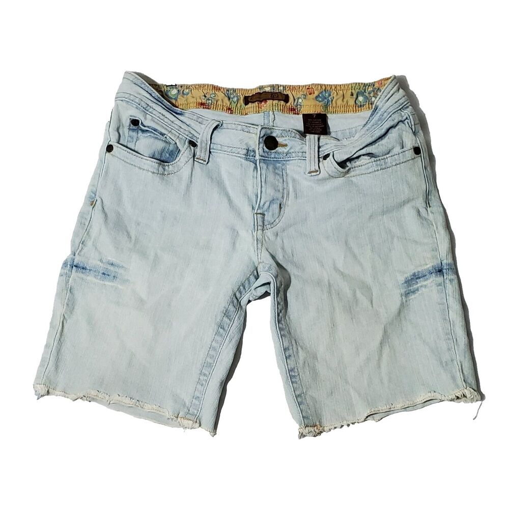 ZD Premium Blue  light Denim Shorts Size 7 #15 last one